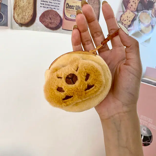 蔻蒂熊 卡皮巴拉可爱卡通便携硬币迷你挂饰 缓解压力 玩偶周边