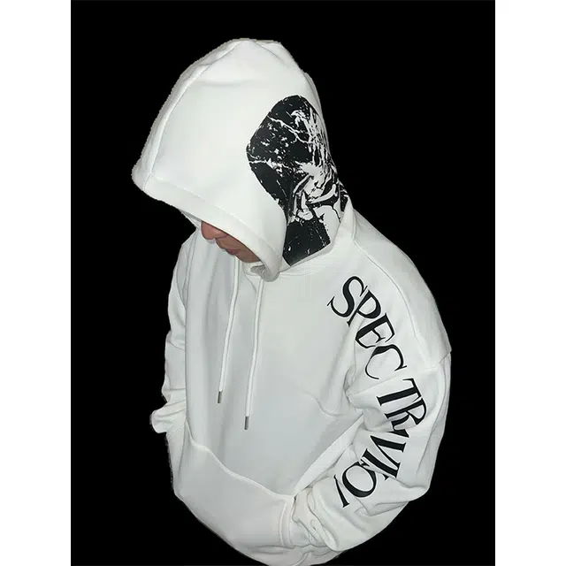 丝絮丝绸 美式复古宽松时尚简约舒适个性潮流上衣卫衣 男女同款