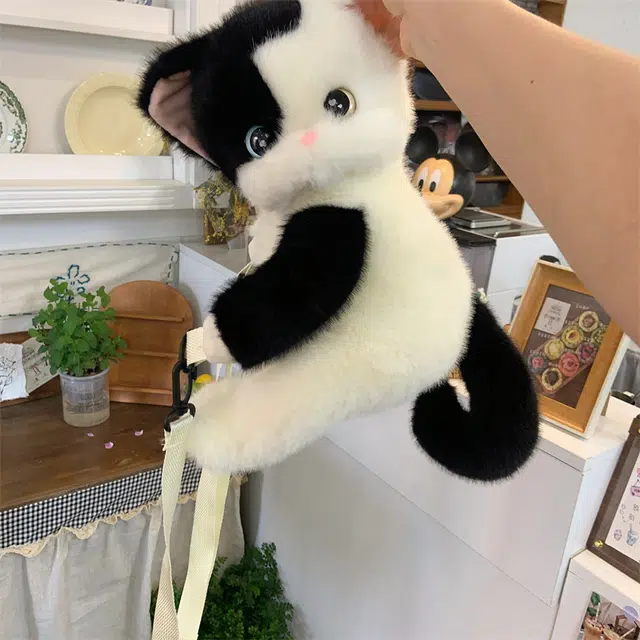 润灿 三花猫奶牛猫精致 陪伴安抚 玩偶