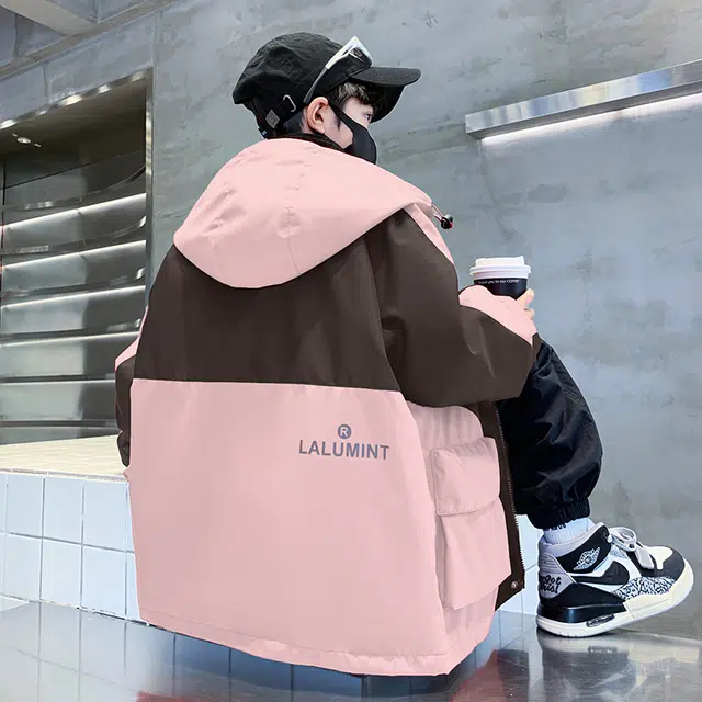 俞兆林棉衣 男大童连帽保暖简约百搭户外运动小众潮流休闲舒适 青少年