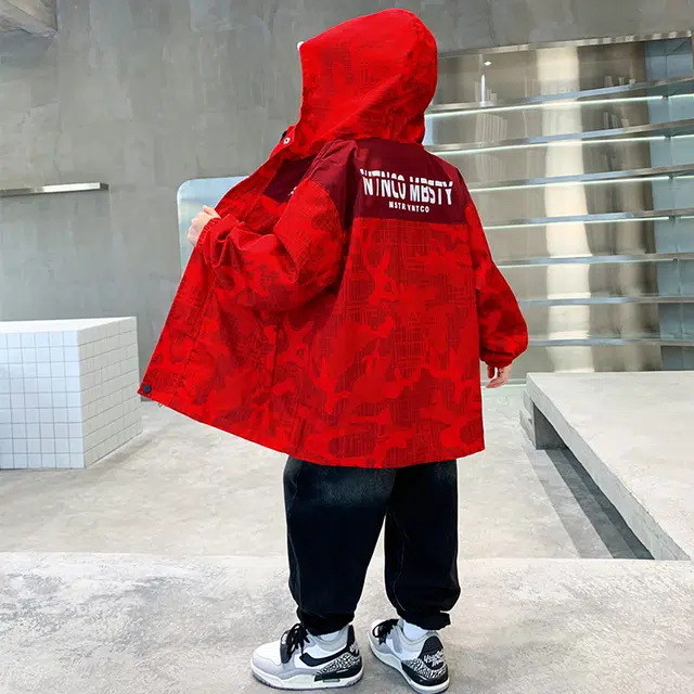 雅鹿夹克 洋气潮流百搭 黑色 儿童款