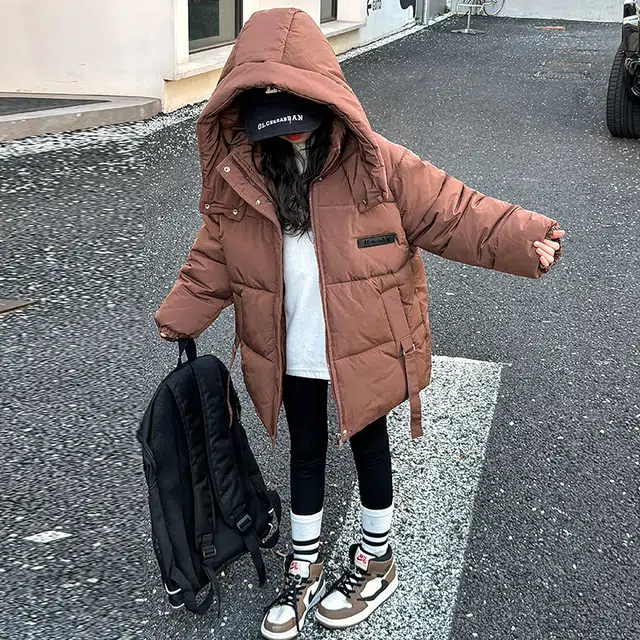 雅鹿棉衣 舒适亲肤连帽拉链 儿童款