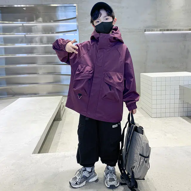 雅鹿夹克 时尚休闲百搭 儿童款