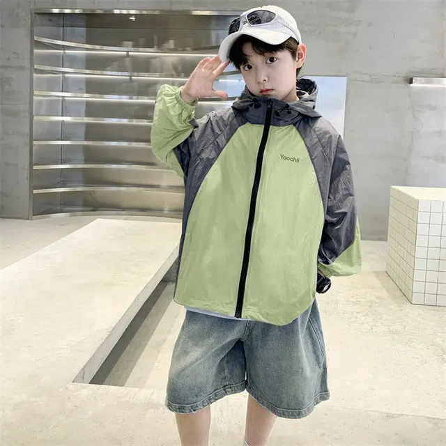 雅鹿夹克外套 时尚舒适简约潮流柔软透气 儿童款