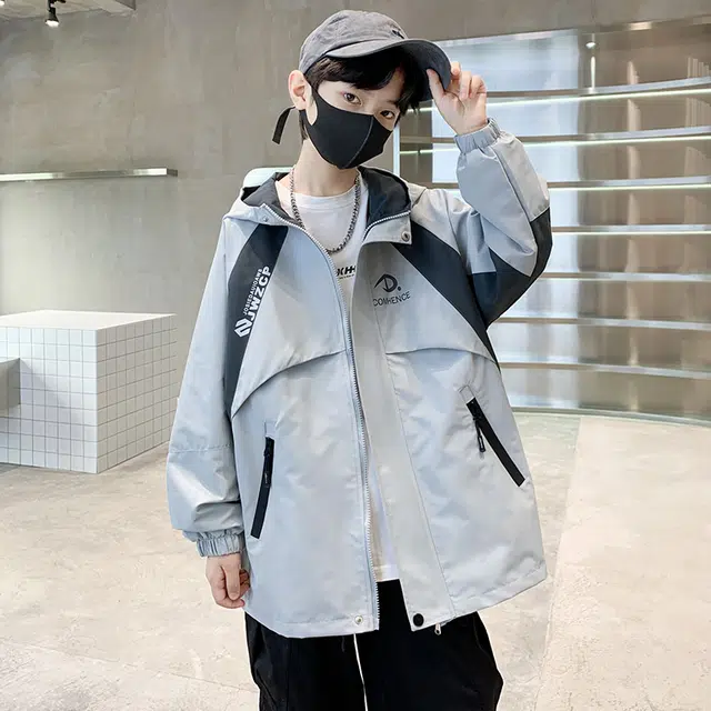 雅鹿夹克外套 休闲拼色舒适百搭 儿童款