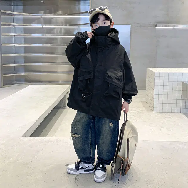 雅鹿夹克 时尚休闲百搭 儿童款