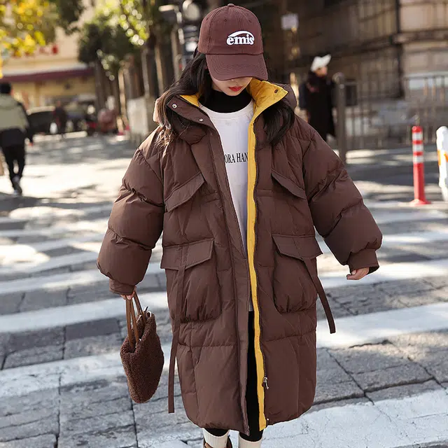 雅鹿棉衣 洋气舒适简约连帽长袖 儿童款