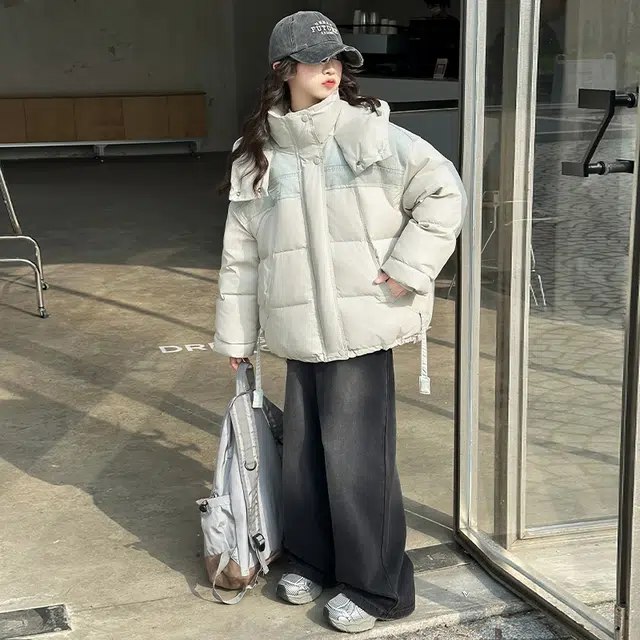 雅鹿棉衣 连帽亲肤拉链 儿童款