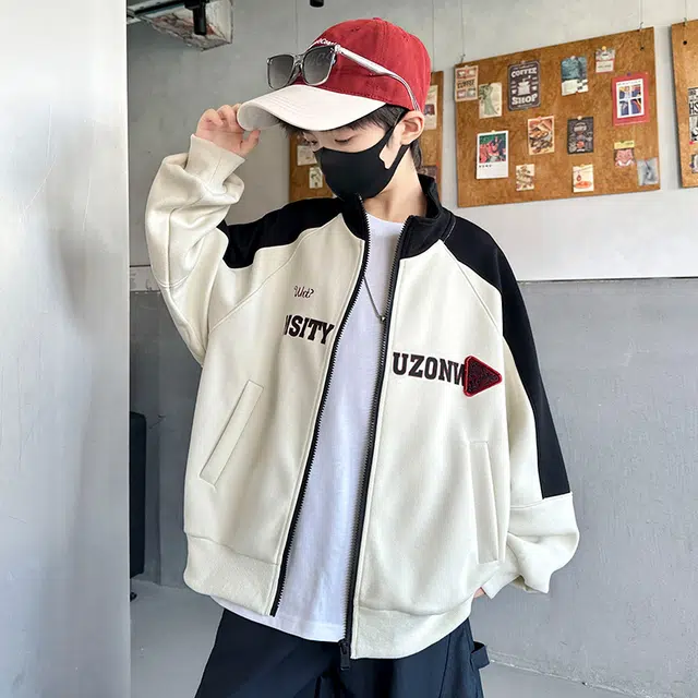 俞兆林棒球服 撞色设计简约百搭户外运动小众潮流休闲舒适 青少年
