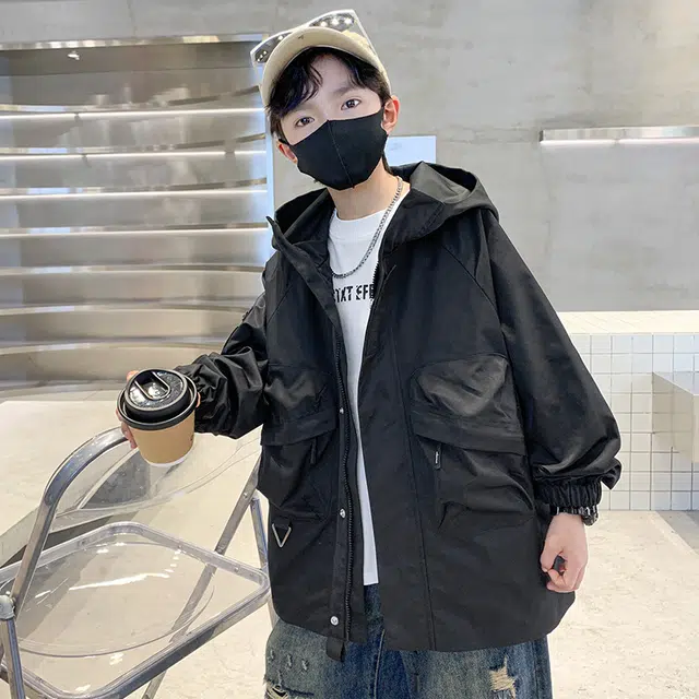 雅鹿夹克 时尚休闲百搭 儿童款