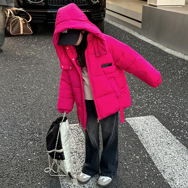 雅鹿棉衣 舒适亲肤连帽拉链 儿童款