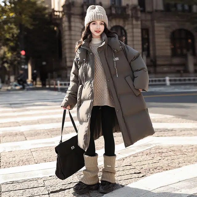 雅鹿棉衣 百搭宽松洋气纯色 儿童款