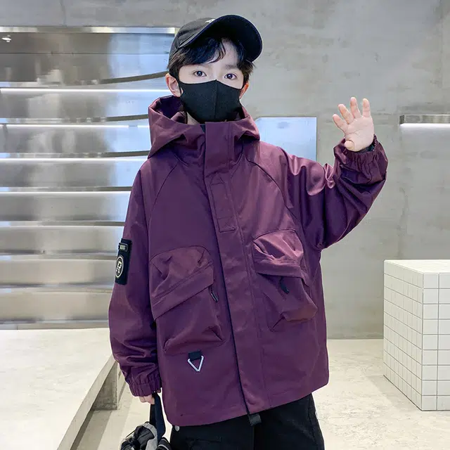 雅鹿夹克 时尚休闲百搭 儿童款