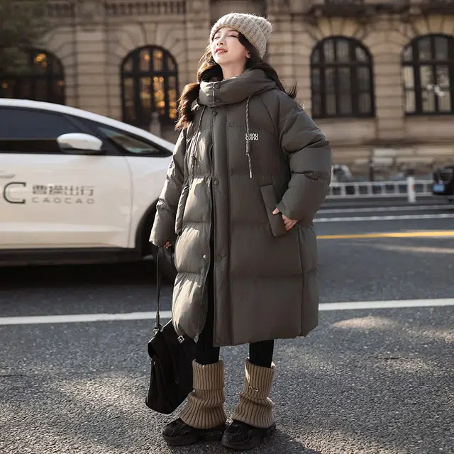 雅鹿棉衣 百搭宽松洋气纯色 儿童款