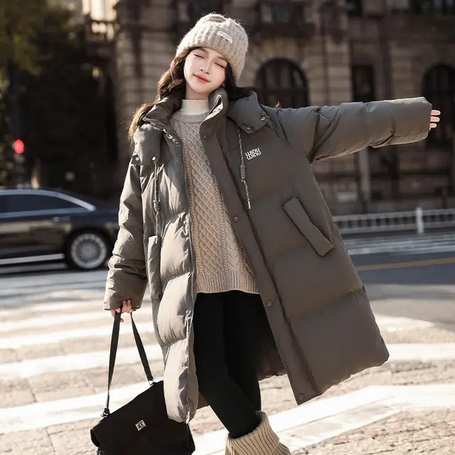 雅鹿棉衣 百搭宽松洋气纯色 儿童款