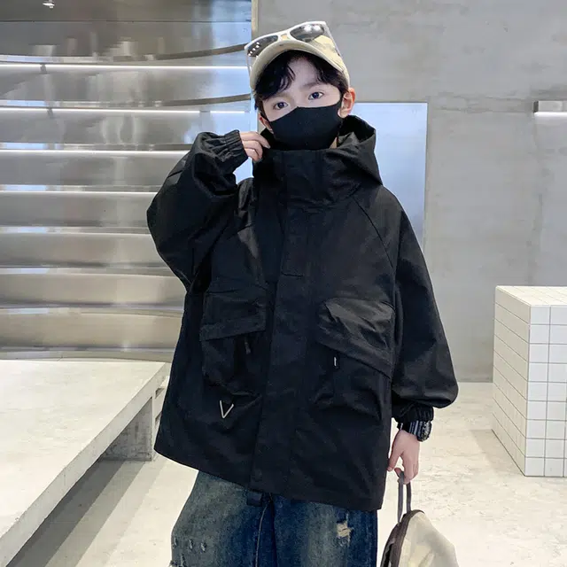 雅鹿夹克 时尚休闲百搭 儿童款