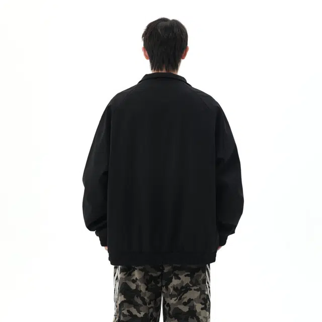 棉致 条纹织带复古拉链开衫时尚百搭舒适插肩高级感外套通勤休闲宽松夹克 男女同款