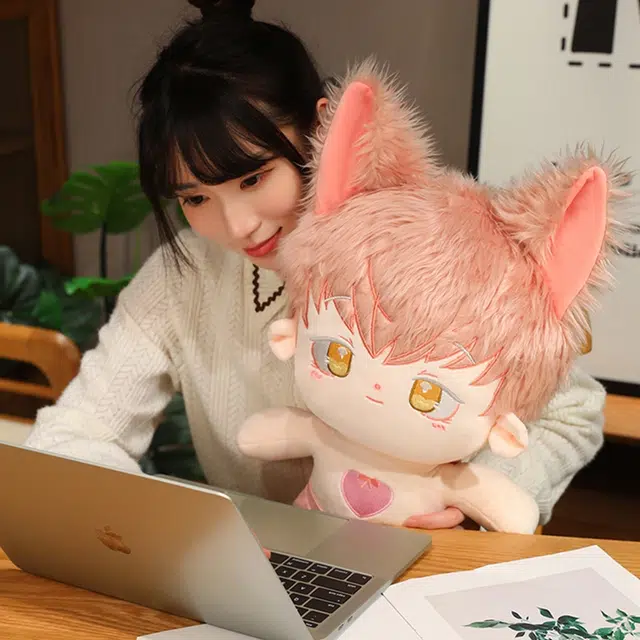 皮皮豆 狐狸崽崽棉花娃娃 玩偶 毛绒公仔