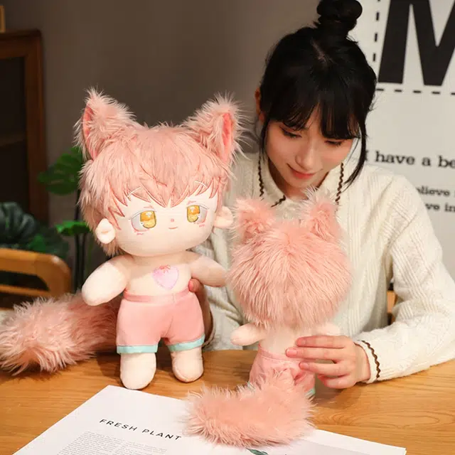 皮皮豆 狐狸崽崽棉花娃娃 玩偶 毛绒公仔