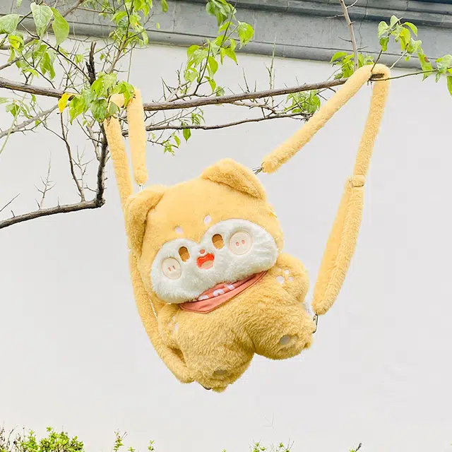 皮皮豆 田园犬背包 软萌可爱小狗狗 玩偶周边