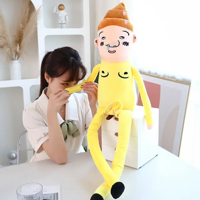 皮皮豆 丑萌大便抱枕 搞笑创意靠垫 玩偶周边