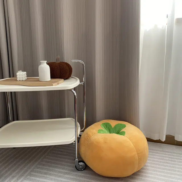 皮皮豆 创意萌趣香菇番茄柿子坐垫抱枕 陪伴治愈 玩偶周边
