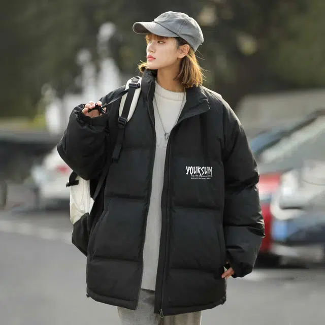 Yiershuang Outdoor Graffiti Down Jacket