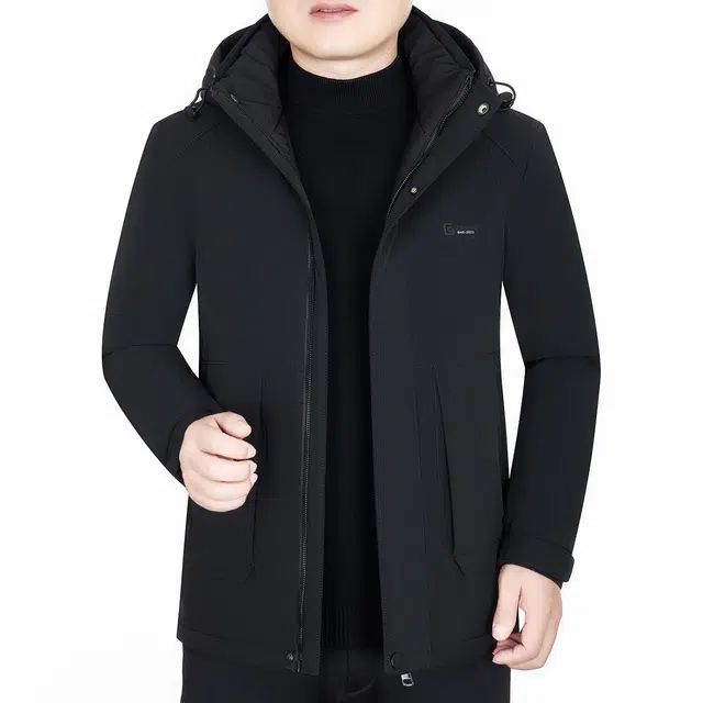 FIRS Detachable Hood Down Jacket