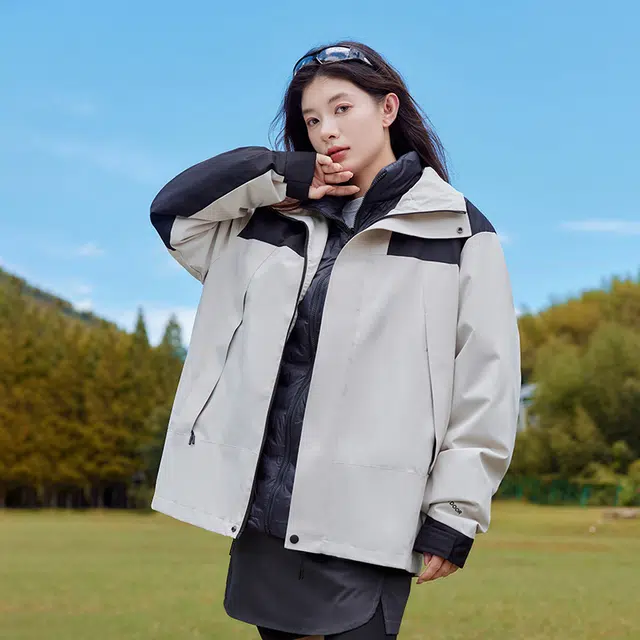 美力城 连帽休闲舒适羽绒服 男女同款
