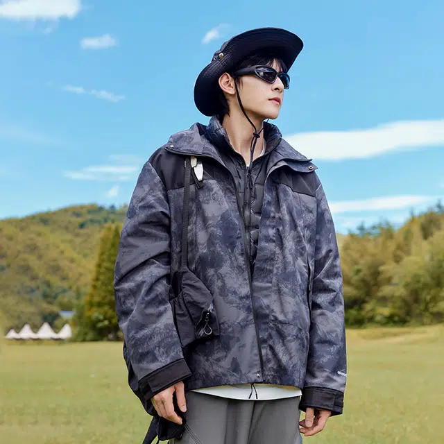 美力城 连帽休闲舒适羽绒服 男女同款