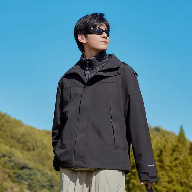 美力城 连帽休闲舒适羽绒服 男女同款