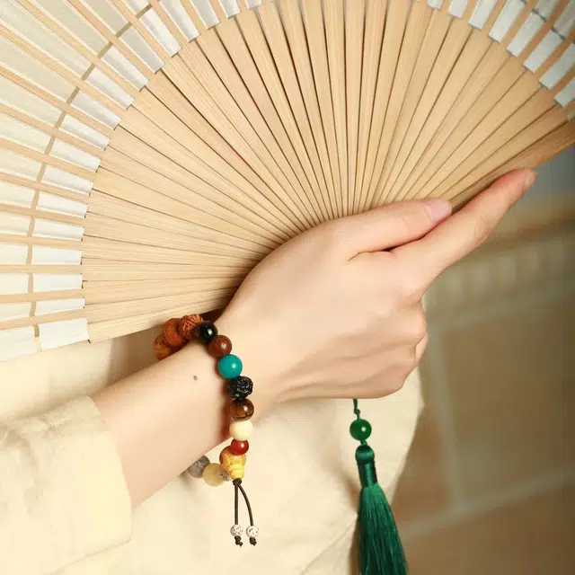 月岚 十八籽 新中式招财纳福国风灵隐转运珠佛珠 星月菩提金刚菩提凤眼菩提 手串 男女同款情侣款