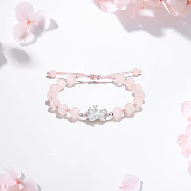 月岚 招财纳福貔貅复古精致好运旺桃花新中式国潮百搭 织物 手串 男女同款情侣款