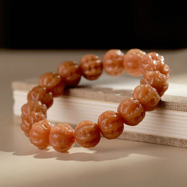 月岚 吉星高照 新中式文玩盘串转运好运常来小众复古#好运 菩提根 手串 男女同款情侣款