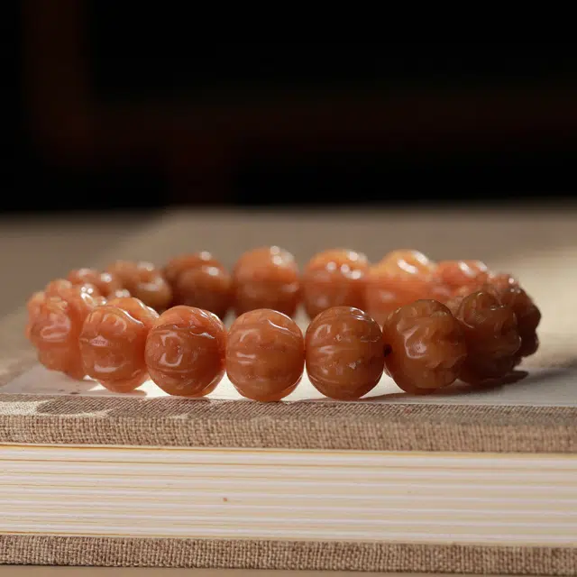 月岚 吉星高照 新中式文玩盘串转运好运常来小众复古#好运 菩提根 手串 男女同款情侣款