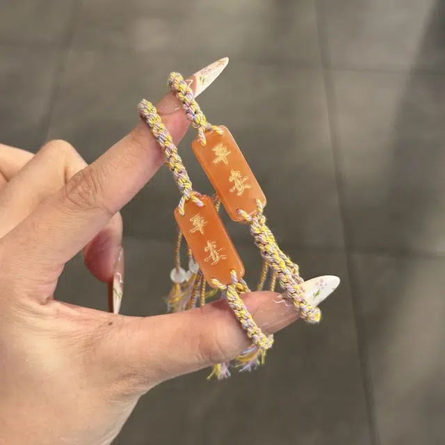 【平安 守护】 月岚 新中式 国潮复古 仙侠 百搭 超仙 棉 手绳 男女同款情侣款