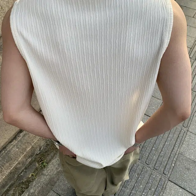北极绒 百搭美式宽松纯色坎肩运动健身无袖背心 男款