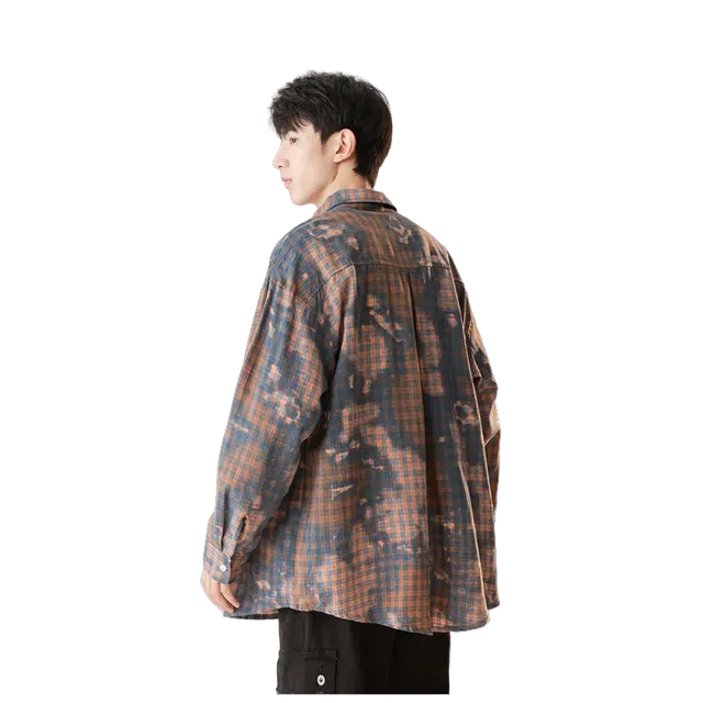 北极绒 时尚百搭舒适简约户外宽松长袖衬衫 男款