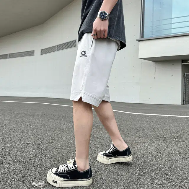 北极绒 舒适百搭透气工装复古高街潮牌裤子美式宽松百搭工装裤男休闲短裤 男款