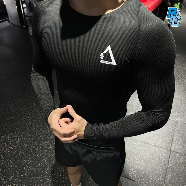 BKCXZICE Triangular Logo Long Sleeve