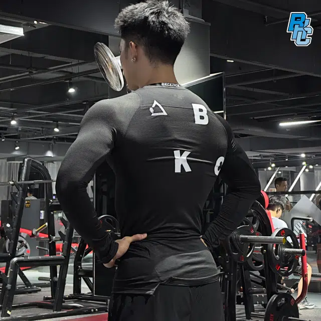 BKCXZICE Triangular Logo Long Sleeve