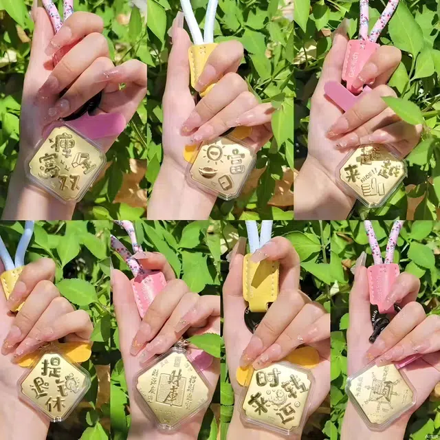 麟典 万事顺 包包挂饰 平安纳福手机链 新中式招财转运钥匙扣储值金钱币高级小众收藏保值#好运 金 挂件 男女同款情侣款