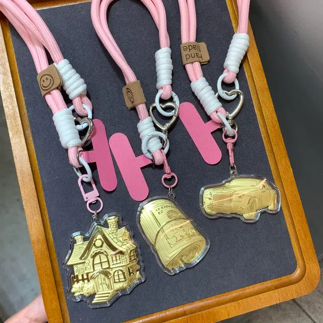 麟典 有房子卡通别墅 创意钥匙扣美好寓意新中式国潮轻奢收藏 礼盒 #好运 金 挂件 男女同款情侣款