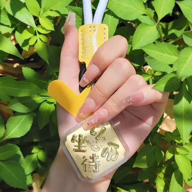 麟典 时来运转 包包挂饰 平安纳福手机链 新中式储值金钱币高级小众收藏保值 礼盒 告白#好运 金 挂件 男女同款情侣款