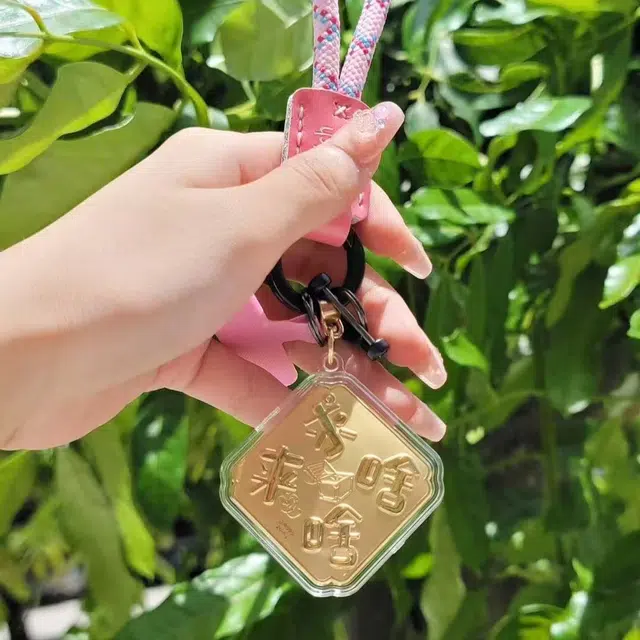 麟典 越来越好 包包挂饰 平安纳福手机链 新中式招财转运钥匙扣储值金钱币高级小众收藏保值 #好运 金 挂件 男女同款情侣款