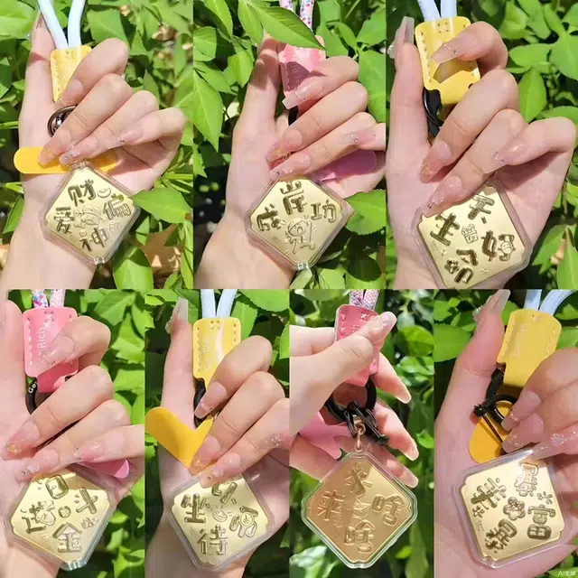 麟典 富瘦双全 包包挂饰 平安纳福 新中式储值金钱币高级小众收藏保值 礼盒 告白#好运 金 挂件 男女同款情侣款