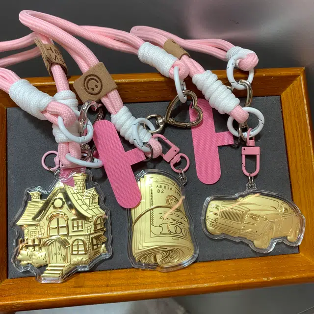 麟典 有票子手机链 可爱包挂饰创意钥匙扣平安纳福美好寓意新中式国潮轻奢高级收藏 #好运 金 挂件 男女同款情侣款