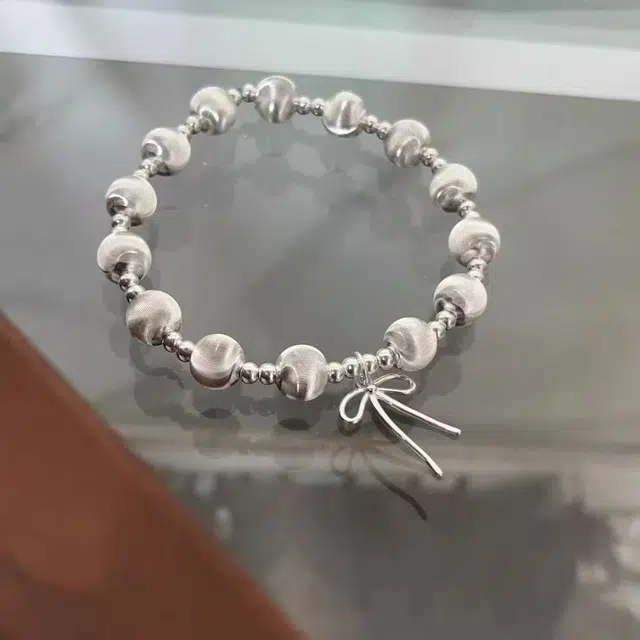 麟典 猫眼转运珠丝带蝴蝶结复古轻奢嘻哈时尚精工中性饰品 百搭潮酷手串 高级礼盒#好运 合金 手链 男女同款情侣款