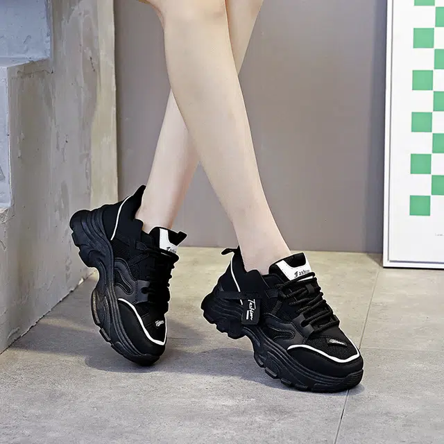 木木兔 软底厚底舒适耐穿运动 生活休闲鞋 女款