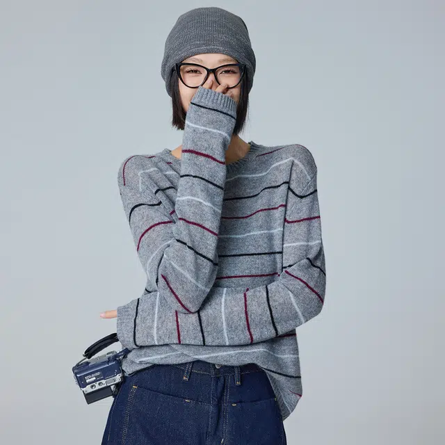 美洋 提线 针织 堆堆帽 男女同款情侣款